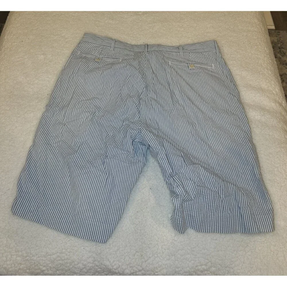 Polo Ralph Lauren Men's Sz 38 Stretch Classic Fit Seersucker Shorts - Picture 2 of 9